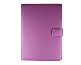 Bundle Monster Amazon Kindle 3 Ebook Synthetic Leather Opening Case Cover Jacket with Interior Compartments - Fit 3rd Generation - Purple