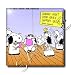 Londons Times Funny Medicine Cartoons - Snoopy At Good Grief Counseling - Tiles