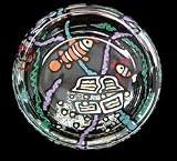 Fantasy Fish Design - Hand Painted - Coaster - 3.75 inch diameter
