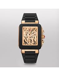 Michele Park Jelly Bean Black Rose Gold Tiger Dial Mww06l000017