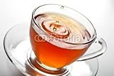 Wallmonkeys Peel and Stick Wall Decals - Tea Splash in Glass Cup - 72