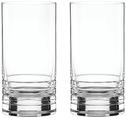 Kate Spade New York Women's Percival Place 2-Piece Highball Set Clear Glassware