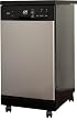 SPT 18-Inch Portable Dishwasher, Stainless Steel