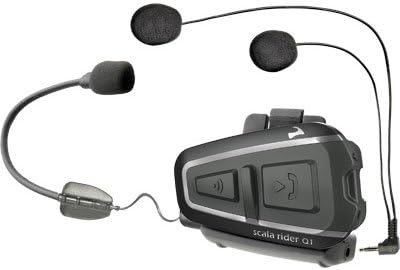 Cardo Systems Inc Q1 Teamset Scala Rider Communication Head Set Accessories - Black