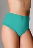 Avenue Plus Size Cotton Brief Panty w/ Lace