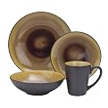 Yellow Crackle 16-pc. Dinnerware Set