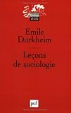 Leçons de sociologie