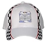 Missing Husband and Irish Wolfhound Reward for Irish Wolfhound White Racing Checker Flag Hat / Baseball Cap