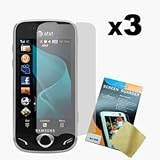 Three LCD Screen Guards / Protectors for Samsung Mythic SGH-A897