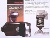 Marumi D35AF Digital Flash TTL  ETTL  ETTL 11 Canon Fitting GN 34/112