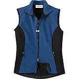 Flat Coated Retriever Ladies' High Tec Vest, Bone Zipper Pull and Embroidered image