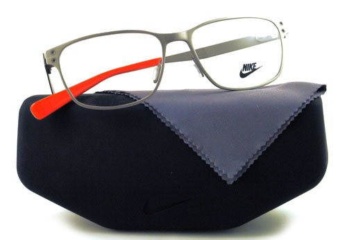 41WyEB3kpGL NIKE EYEGLASSES NK 8201 SILVER 065 OPTICAL RX