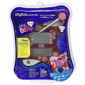 Hasbro Littlest Pet Shop Red Digital Electronic Interactive Planner with Stylus Pen by Hasbro