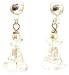AM1923Clip - Clear Glass Angel Droppers [Jewellery]