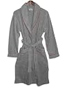 Lingerie - Ladies Fleece Robe, Grey, Red