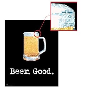 Beer Good (Drunk Terms) Art Poster Print - 24" X 30"