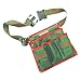 Bosmere N543 4-Pocket Pruner Tool Belt, Fits Waist from 32-Inch to 44-Inch, Green with Red Piping
