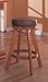 Kitchen & Housewares : Cherry Finish Wood Barstool Bar Chair/Stool with Vinyl Covered Cushion Seating