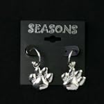Clemson Tigers Hoop Logo Earring NCAA College Athletics