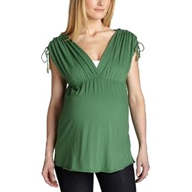 Buy 9Seed Ladies Maternity Ruched Tie Top by 9Seed
