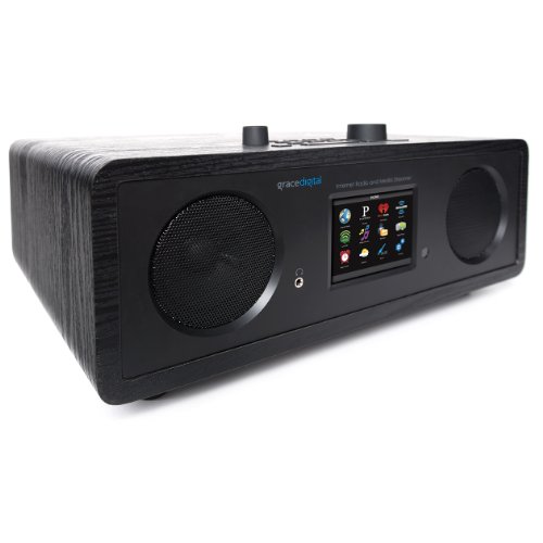 Grace Digital GDI-IRC7500 Stereo Wi-Fi Music System with 3.5-Inch Color Display (Black)
