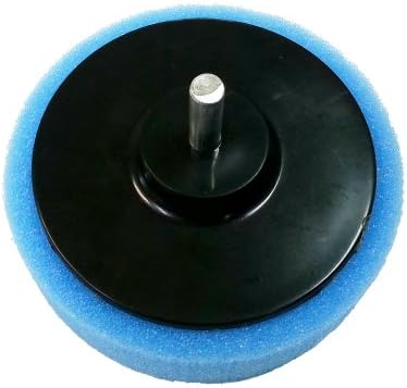 Up Next Products 3" Foam Buffing Pad Polishing Pad Assembly for 1/4" Drill - Includes Backing Plate - Turn Your Drill Into A Buffer/Polisher!