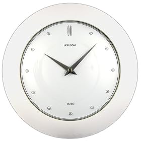 Timekeeper Products LLC 11-Inch White Wall Clock