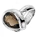 Fiorelli Silver Smokey Quartz Ring