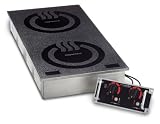 Cooktek Magnawave MCD2502F 200-240V 2 Burner Drop-In Front to Back Double Hob Cooktop