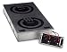Cooktek Magnawave MCD2502F 200-240V 2 Burner Drop-In Front to Back Double Hob Cooktop