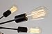 Electro_BP;Vintage Metal Large Chandelier With 12 Lights Black Finish