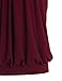 Laksmi Women's Long Sleeve Round Neck Front Pleated Blouse Top