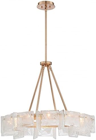 Twelve Light Pendant with Antique Fench Gold Finish