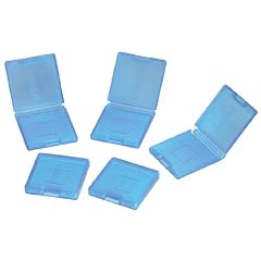 Game-Case-Set "5in1" f�r Nintendo 3DS- und DS-Spiele, Transparent/Blau