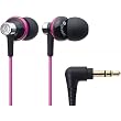 Audio Technica ATH-CK303MBPK Sound Isolation In-Ear Headphones (Black/Pink)