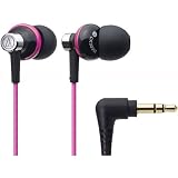 Audio Technica ATH-CK303MBPK Sound Isolation In-Ear Headphones (Black/Pink)
