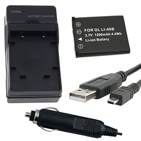 eForCity EN-EL10 Battery+Charger for Nikon Coolpix S230 S570+USB