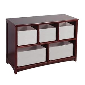 Guidecraft G86207 Classic Bookshelf Kids Bookcase Espresso