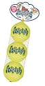 KONG Air Dog Squeakair Tennis Balls Dog Toy, Medium, Yellow, 3/pack