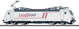 H0 TR E- LOC. BR 185.5 CROSSRAIL (WIT)