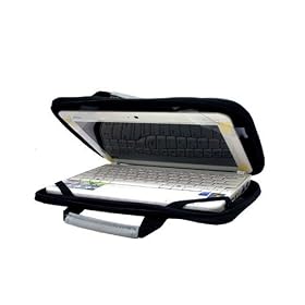 Acer AOD250-1116 10.1 Inch Netbook CaseCrown Premium Double Memory Foam Laptop Case (Nylon Grey)