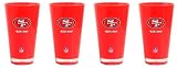 NFL San Francisco 49ers 20-Ounce Insulated Tumbler 4 Pack