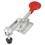 uxcell トグルクランプ クランプ　シルバートーン　垂直　クリックリリース　30Kg