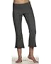 Bella Ladies Cotton Spandex Roll Down Capri Pant. 815