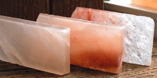 Himalayan Salt Block - 4x8x0.75in Pink Salt Serving Plate