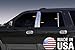 Made in USA! Compatible with 1997-2017 Ford Expedition 6PC Stainless Steel Chrome Pillar Post Trim