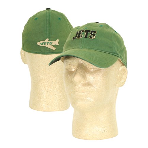 New York Jets Destructed Look Fitted Slouch Style Hat -One Size Fits All