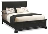 Home Styles Bedford Queen Panel Bed in Ebony Finish
