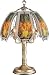 23.5h Glass Intellectual Fairy Theme Antique Bronze Base Touch Lamp