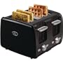 Oster 3905 4-Slice Retractable Cord Toaster, Black